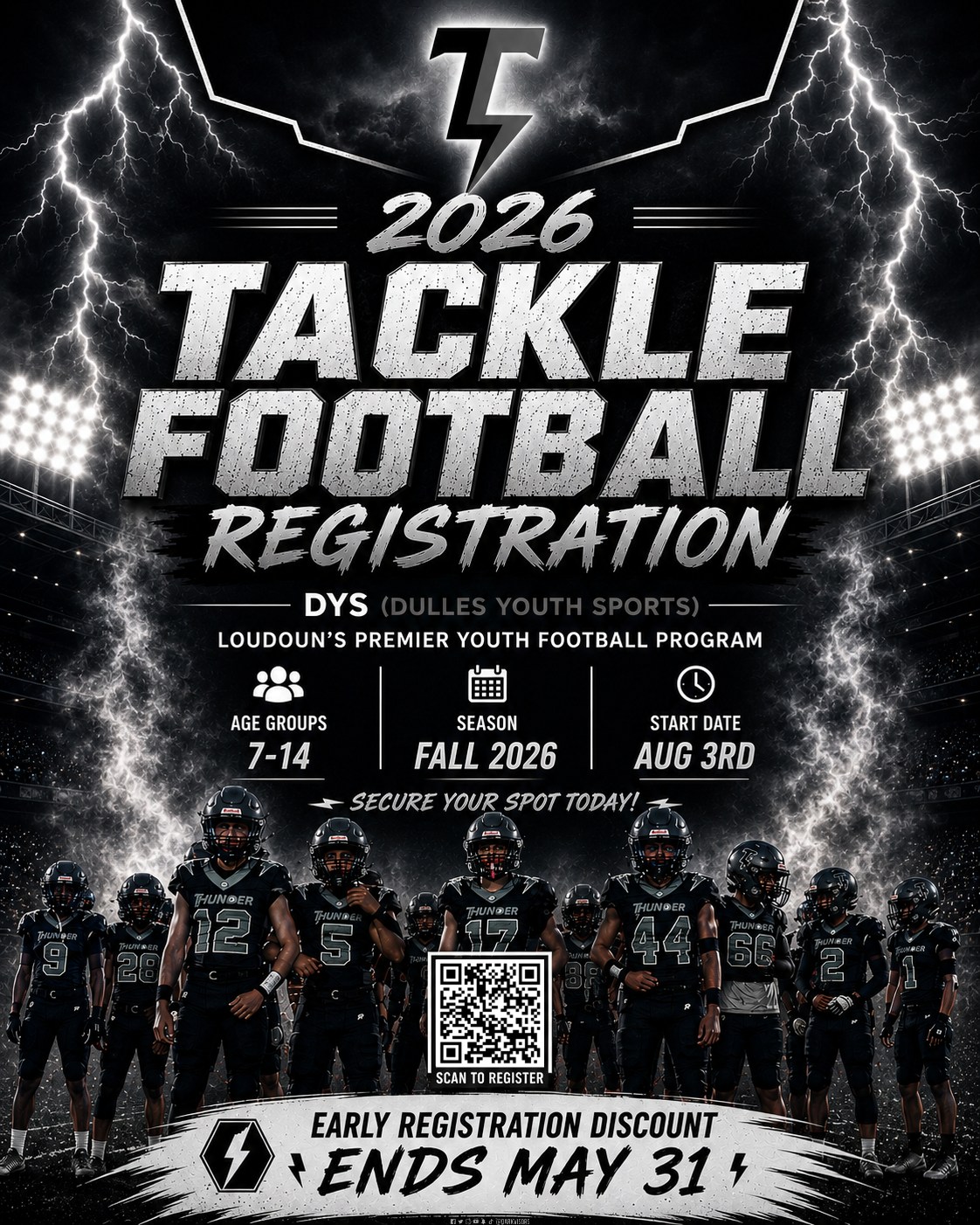 DYS Early Bird Registration